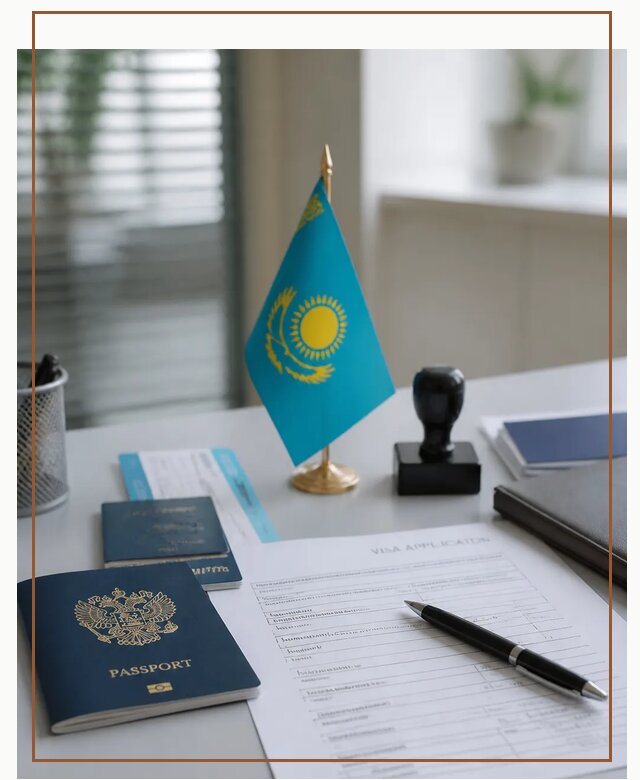 Оформление визы в Казахстан для поездки и работы в Оренбурге