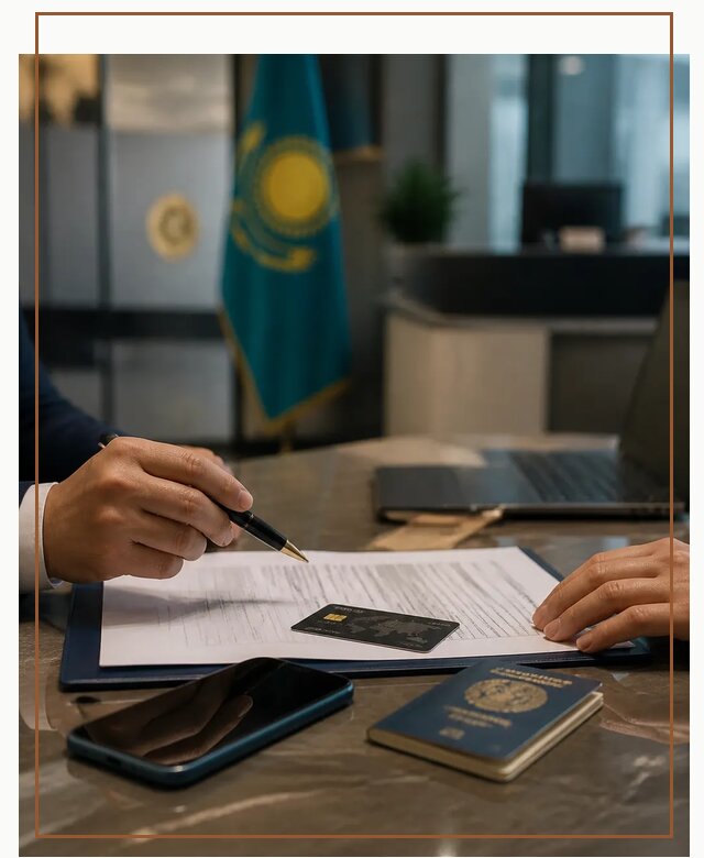Открытие счета и банковской карты в Казахстане в Оренбурге